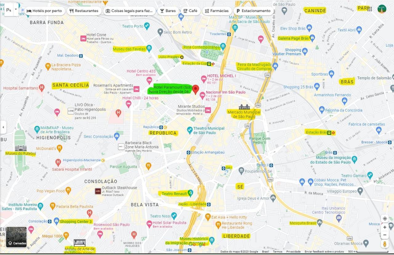 Hotel Paramount- Proximo A 25 De Marco Bras Bom Retiro E Expo Center Norte "Garanta Ja Sua Reserva" Сан-Пауло Экстерьер фото
